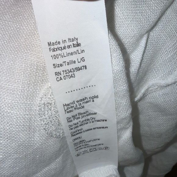 Rosemarine Made In Italy 100% Linen Tunic - Picture 4 of 5